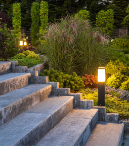 Elektroinstalace osvětlení zahrad